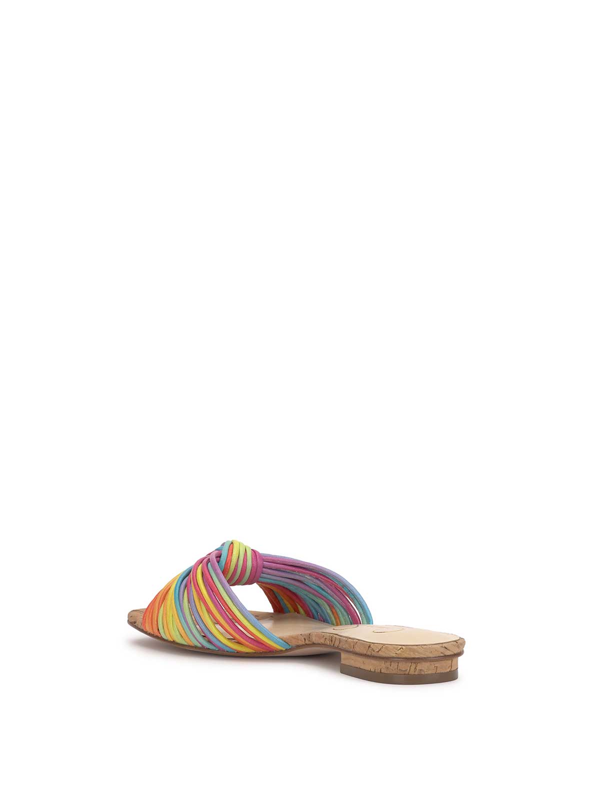 Dydra Knotted Flat Sandal in Multi Stripe | Jessica Simpson Women
