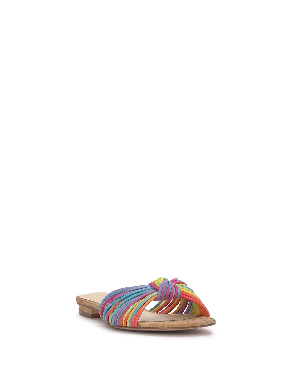 Dydra Knotted Flat Sandal in Multi Stripe | Jessica Simpson Women