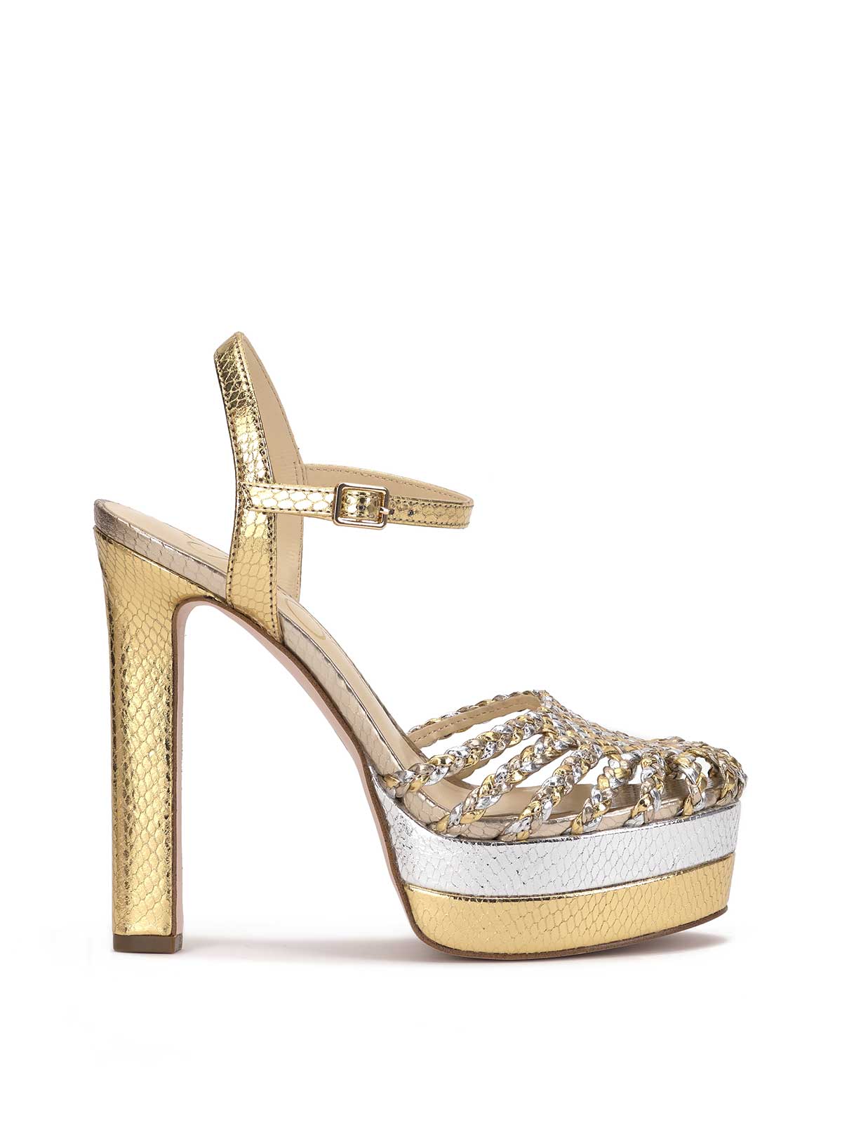 Inaia Braided Platform Sandal in Gold | Jessica Simpson Women