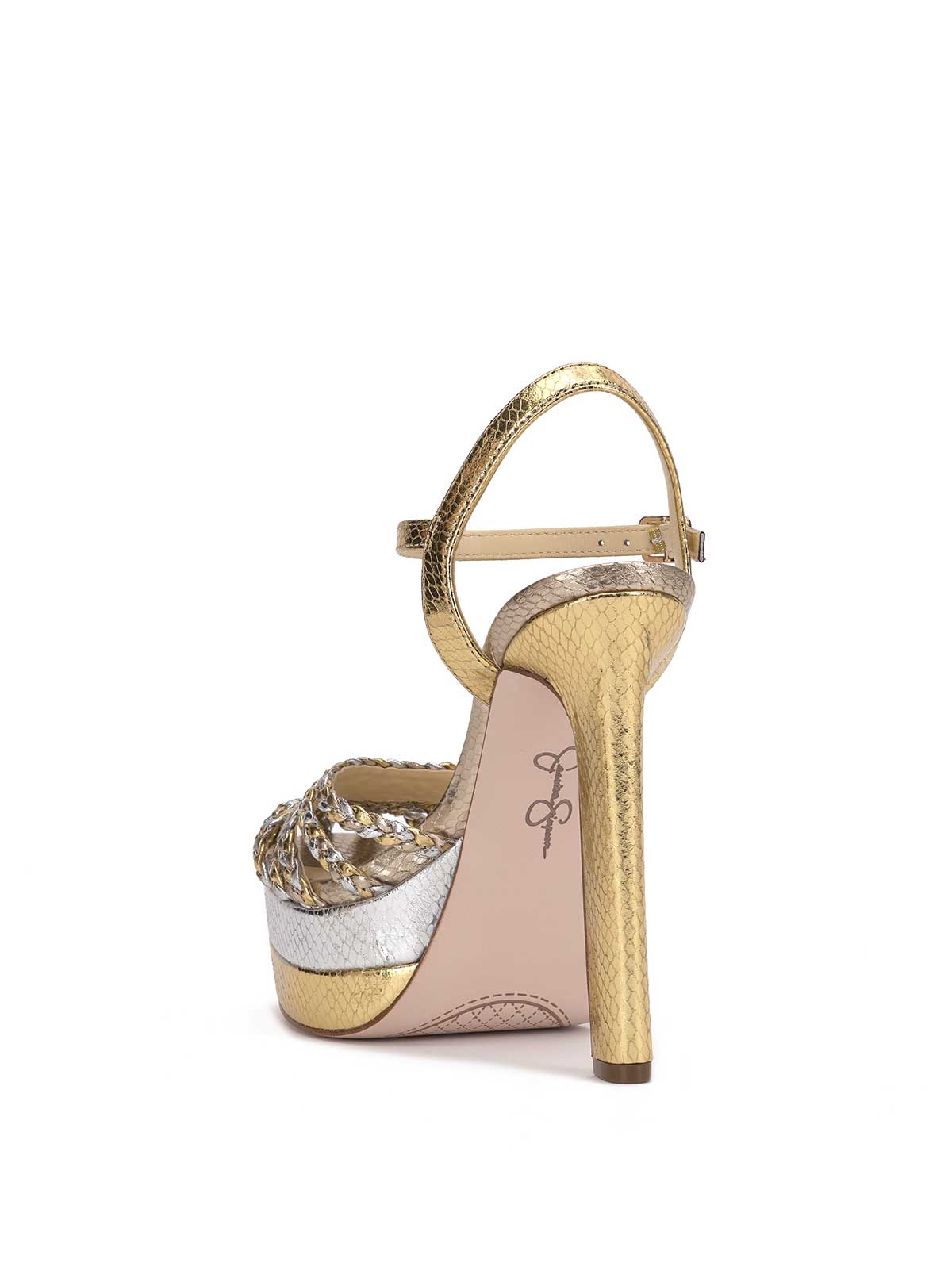 Inaia Braided Platform Sandal in Gold | Jessica Simpson Women