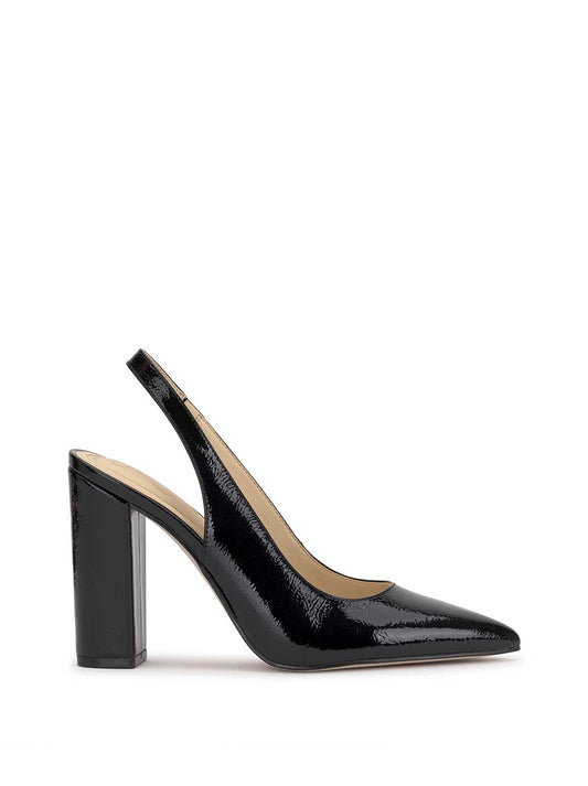 Noula Slingback Pointed Toe Pump in Black Patent | Jessica Simpson Women