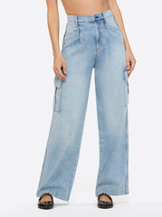 Jenna Cargo Pants in Valley Sky | Jessica Simpson Women