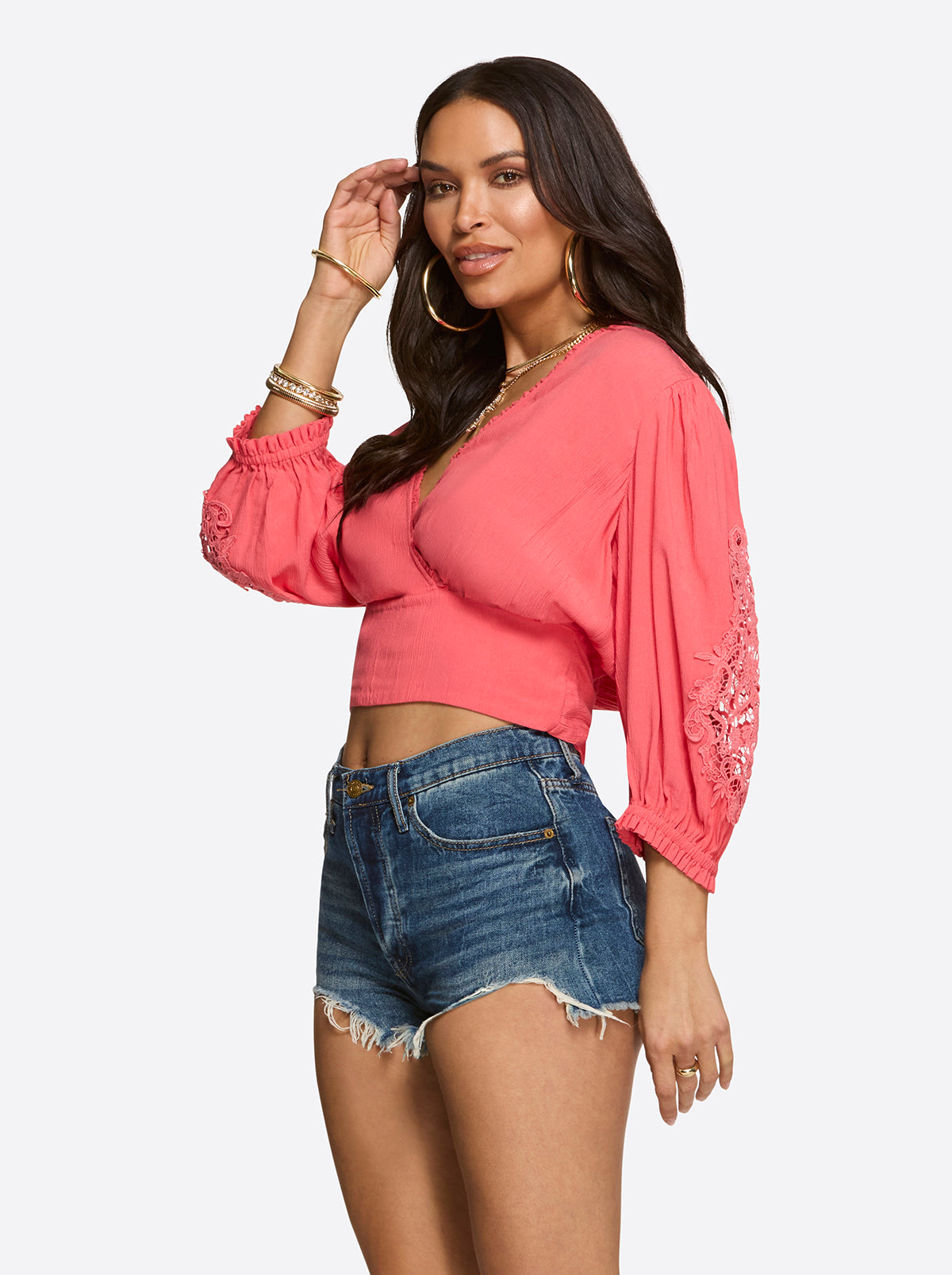 Patsy Top in Rose Of Sharon | Jessica Simpson Women