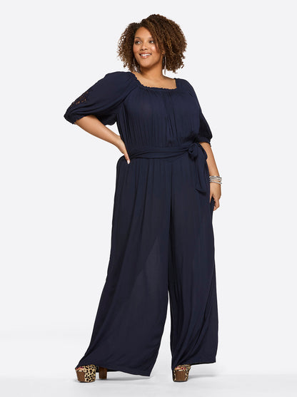 Nadia Jumpsuit in Night Sky | Jessica Simpson Women