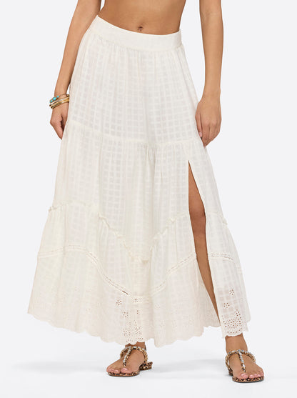 Paula Maxi Skirt in Gardenia | Jessica Simpson Women