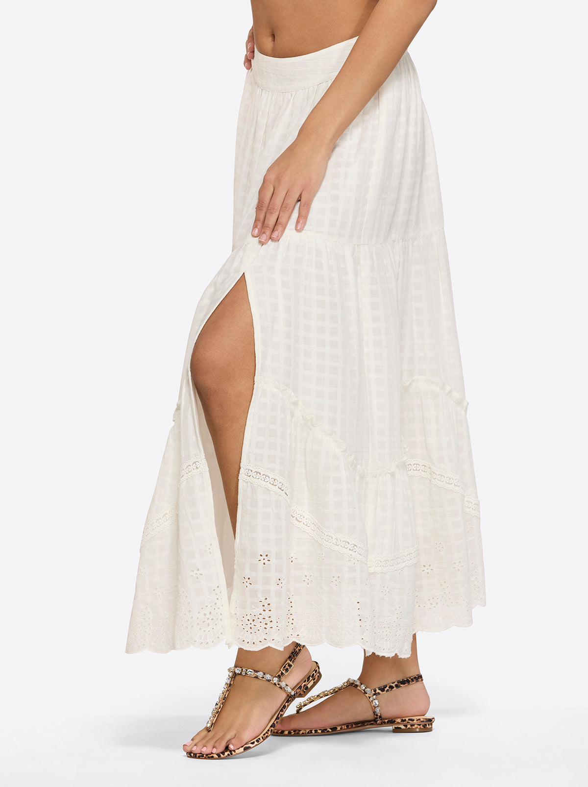 Paula Maxi Skirt in Gardenia | Jessica Simpson Women