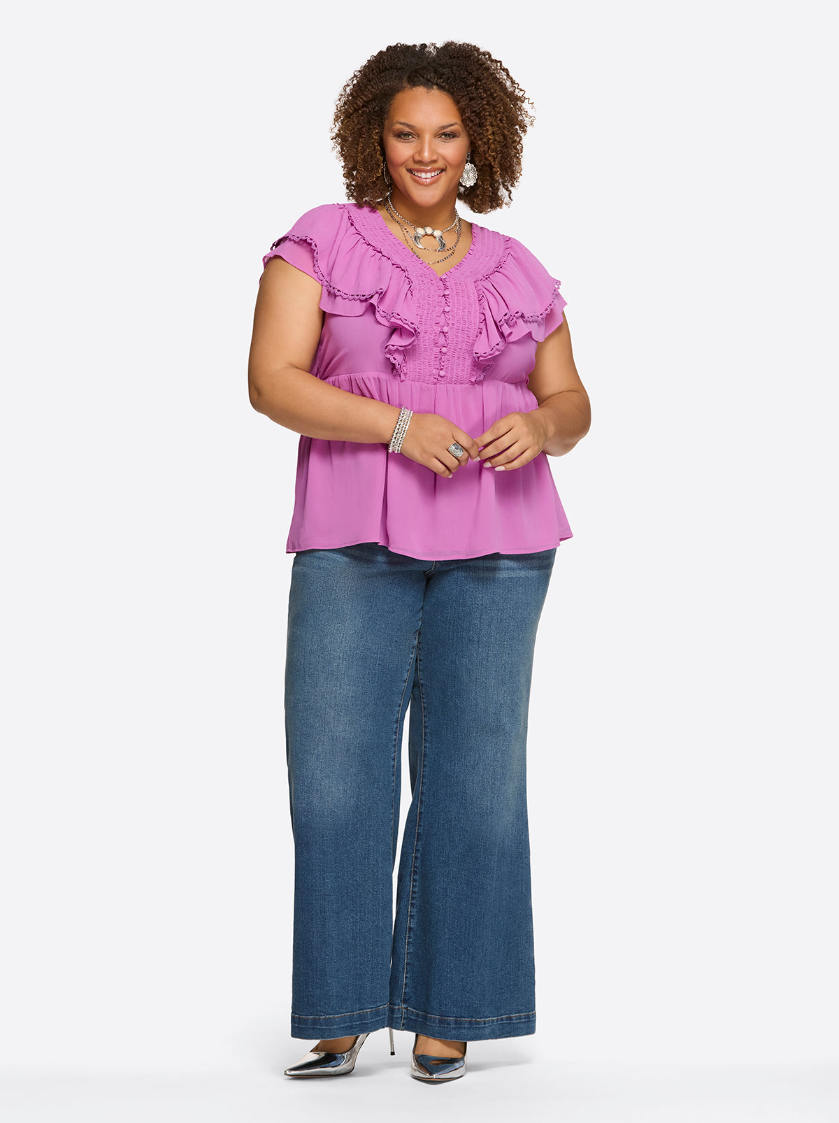 Nori Top in Raidiant Orchid | Jessica Simpson Women