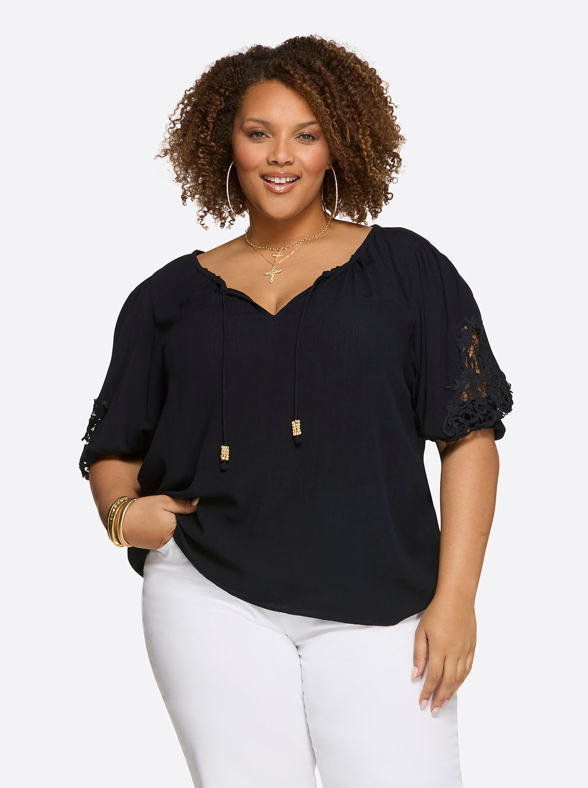 Eloise Blouse in Night Sky | Jessica Simpson Women