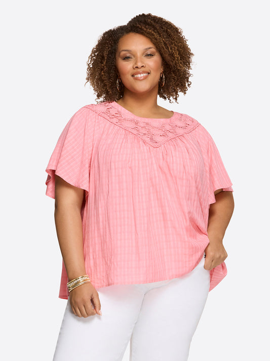 Eloise Blouse in Peony | Jessica Simpson Women