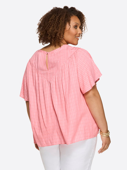 Eloise Blouse in Peony | Jessica Simpson Women