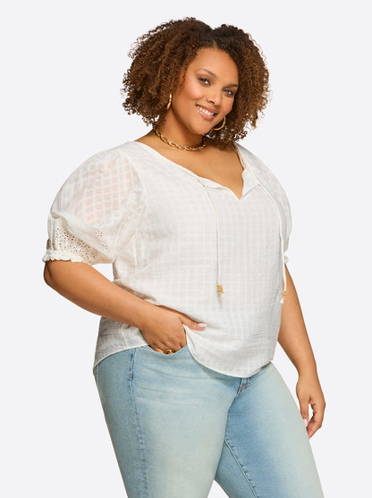 Sibyl Top in Gardenia | Jessica Simpson Women