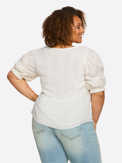 Sibyl Top in Gardenia | Jessica Simpson Women