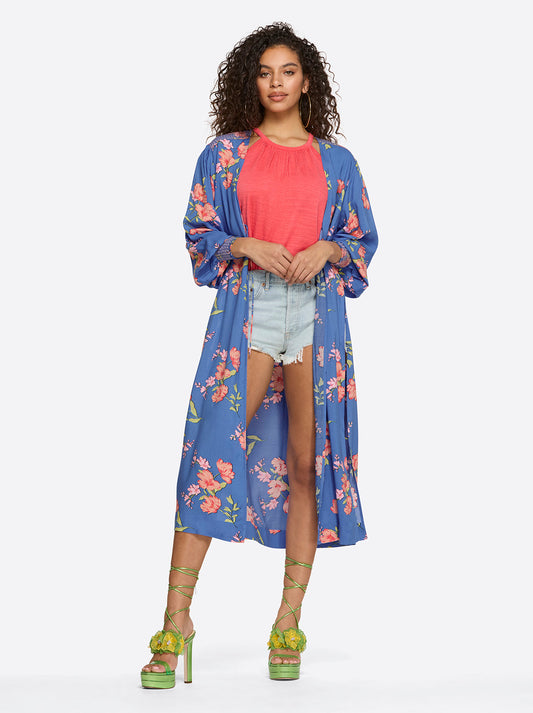 Amalia Kimono in Happy Floret | Jessica Simpson Women