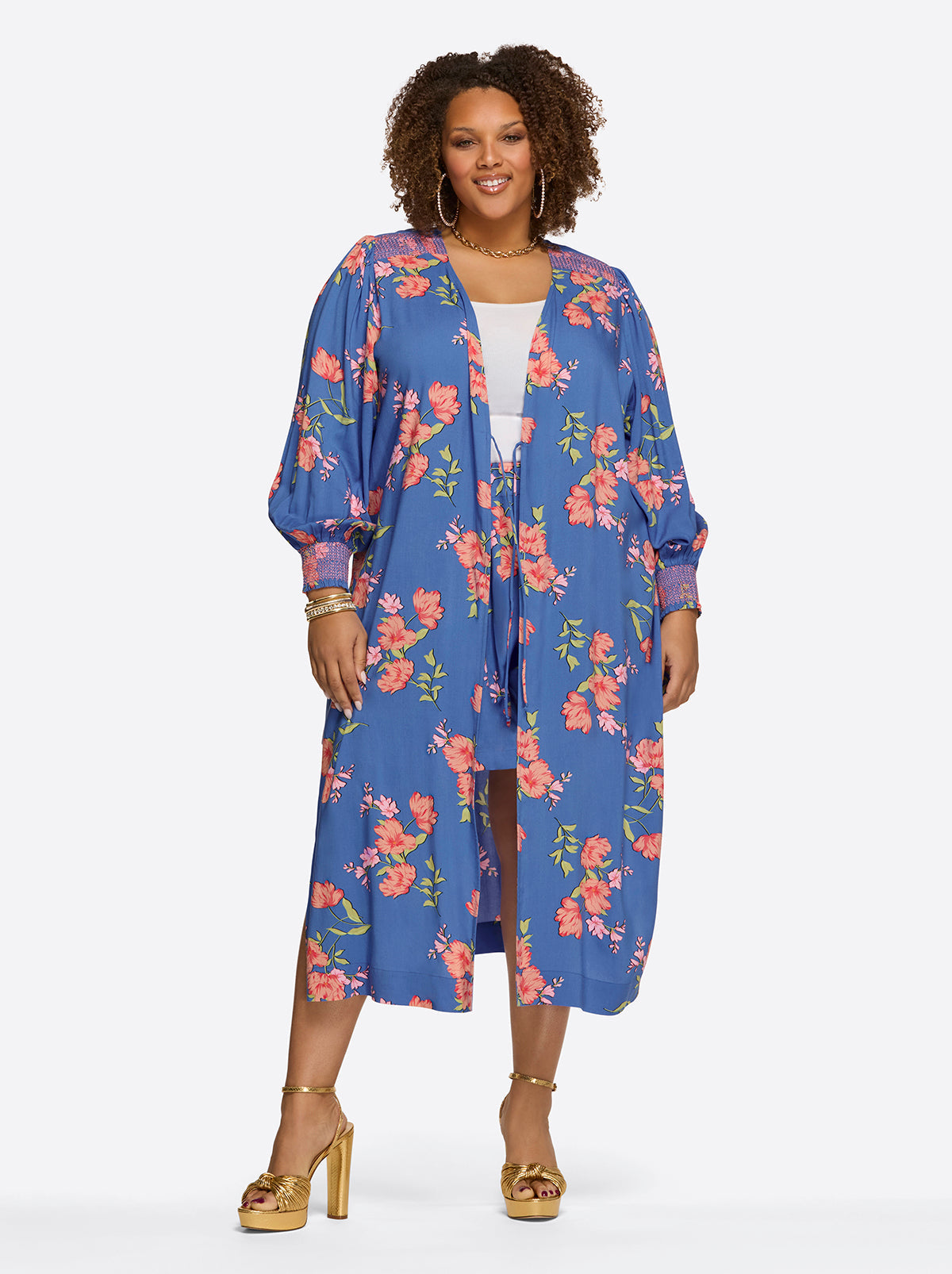 Amalia Kimono in Happy Floret | Jessica Simpson Women