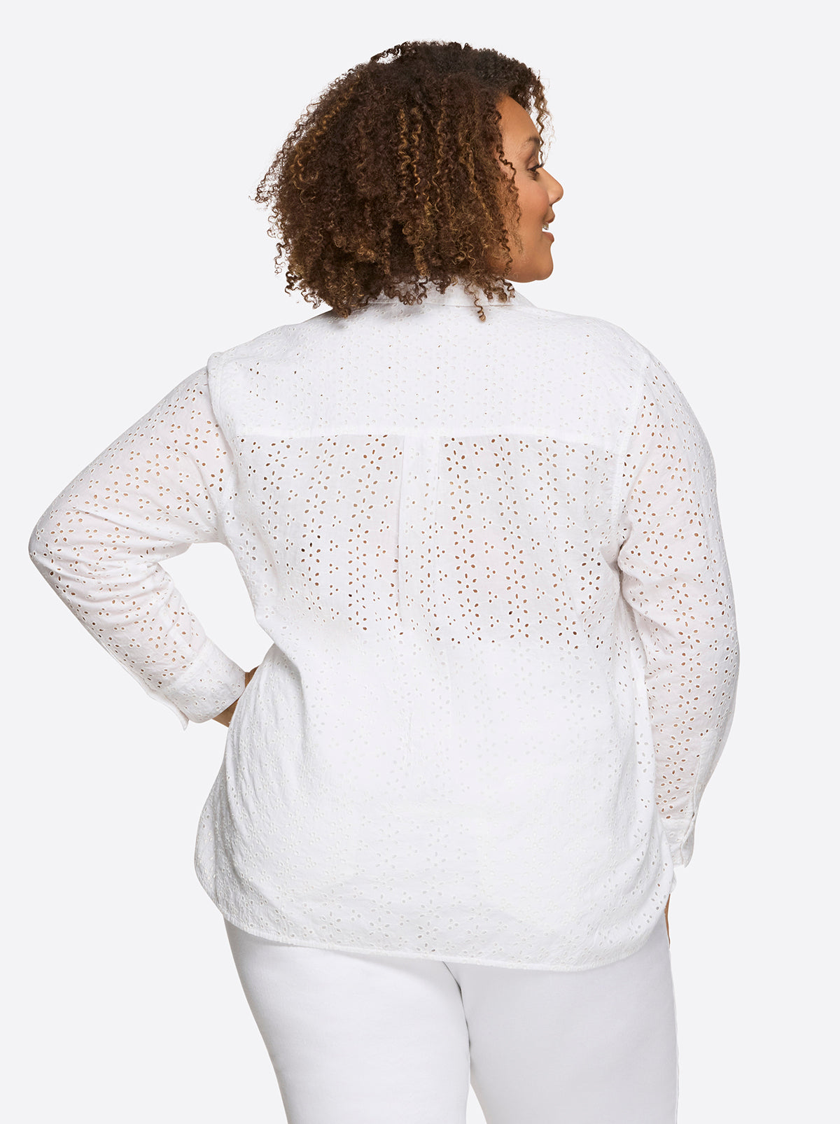 Beryl Button Up Shirt in Gardenia | Jessica Simpson Women