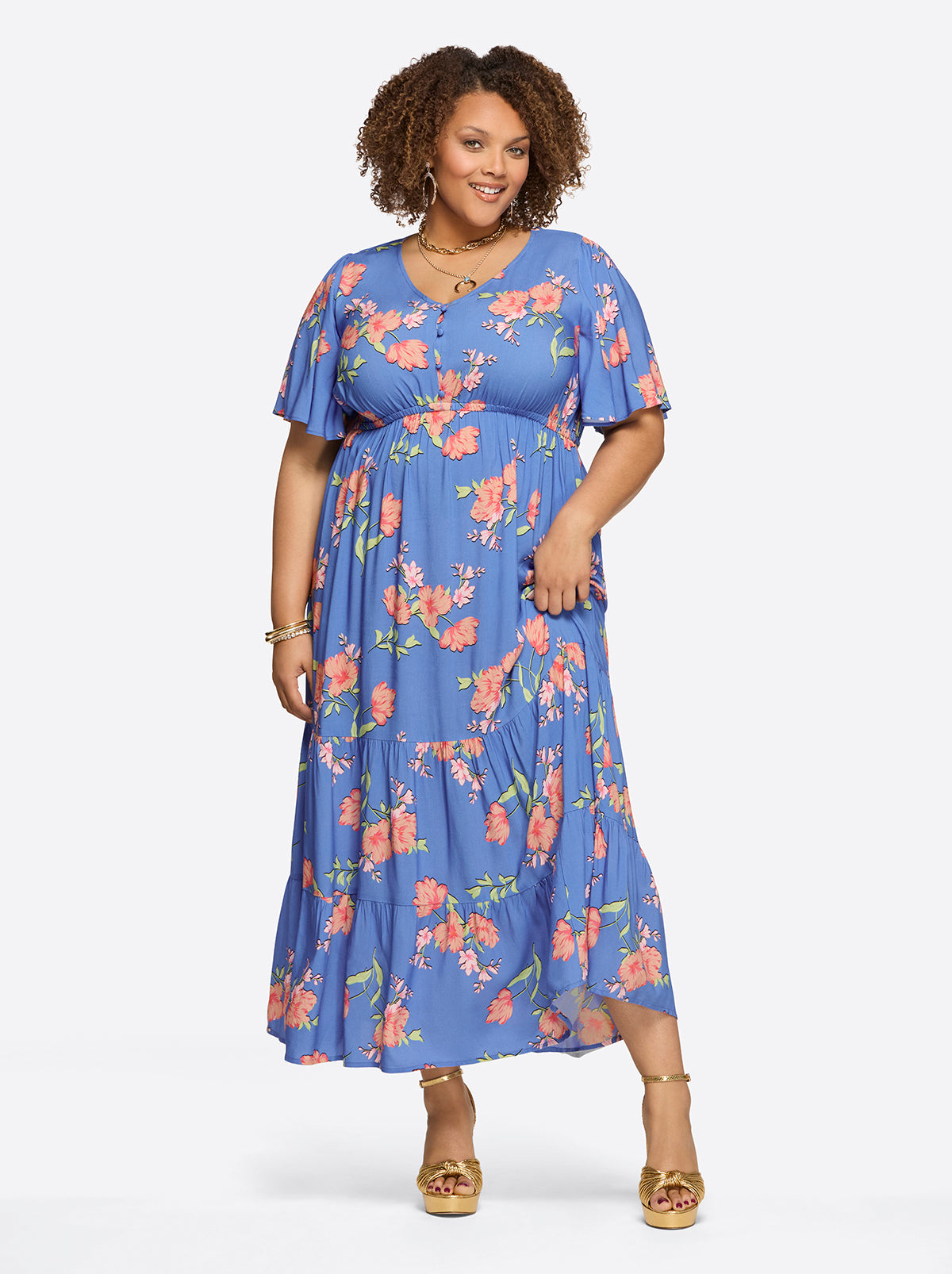 Naomi Dress in Happy Floret | Jessica Simpson Women