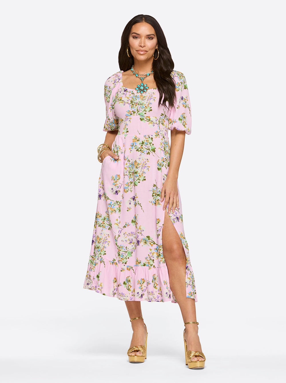 Brixley Dress in Botanic Blossoms | Jessica Simpson Women