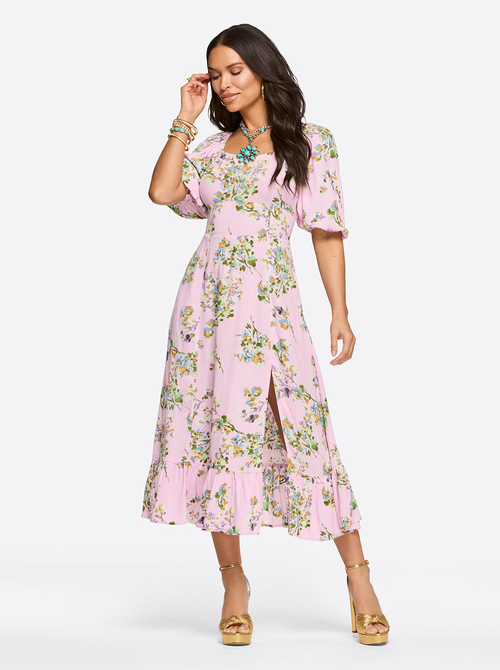 Brixley Dress in Botanic Blossoms | Jessica Simpson Women
