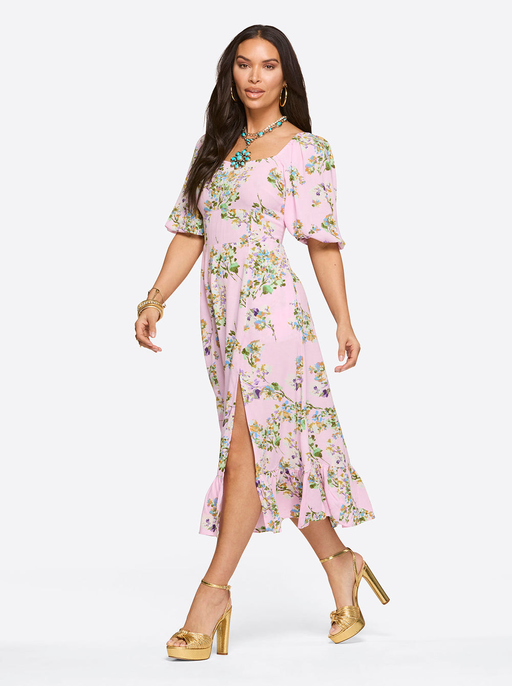 Brixley Dress in Botanic Blossoms | Jessica Simpson Women