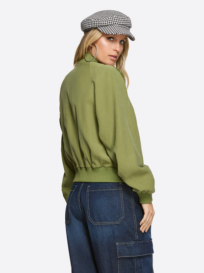 Fynn Bomber Jacket in Mayfly | Jessica Simpson Women