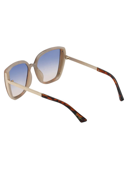 Cat Eye Sunglasses with Metal Temple in Tortoise | Jessica Simpson Accessories