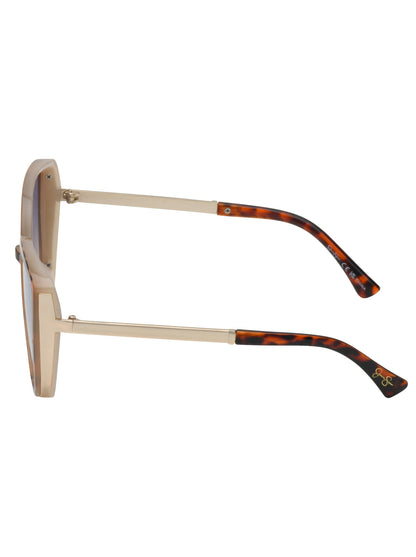 Cat Eye Sunglasses with Metal Temple in Tortoise | Jessica Simpson Accessories