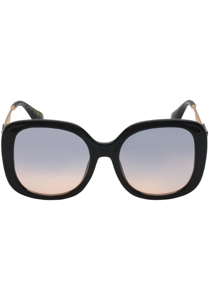 Oversized Oval Sunglasses in Black | Jessica Simpson Accessories