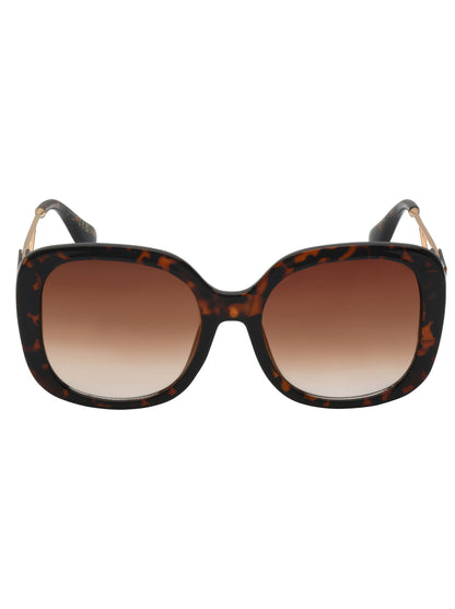 Oversized Oval Sunglasses in Tortoise | Jessica Simpson Accessories