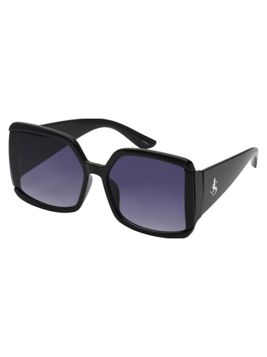 Stylish Square Sunglasses in Black | Jessica Simpson Accessories