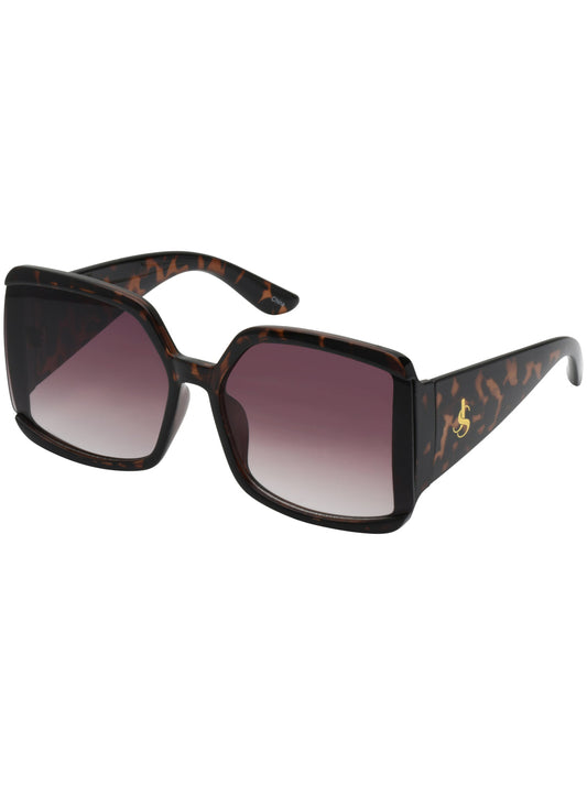 Stylish Square Sunglasses in Tortoise | Jessica Simpson Accessories