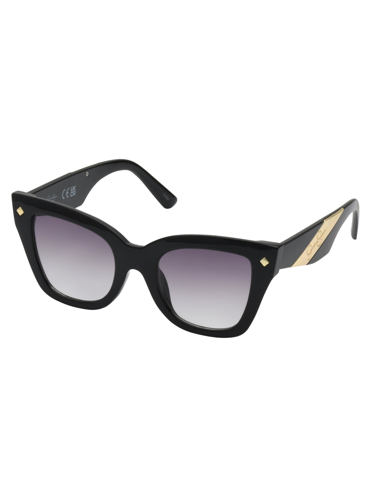 Bold Lux Cat Eye Sunglasses in Black | Jessica Simpson Accessories