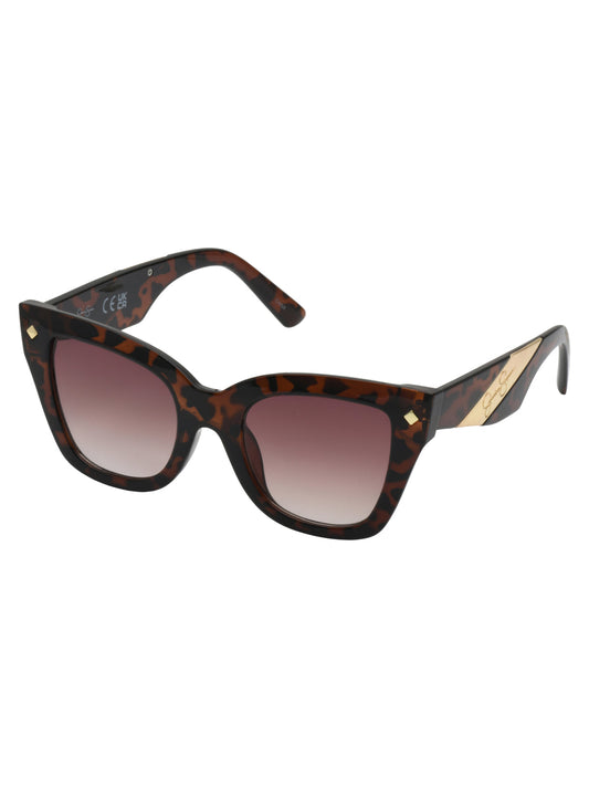 Bold Cat Eye Sunglasses in Tortoise | Jessica Simpson Accessories