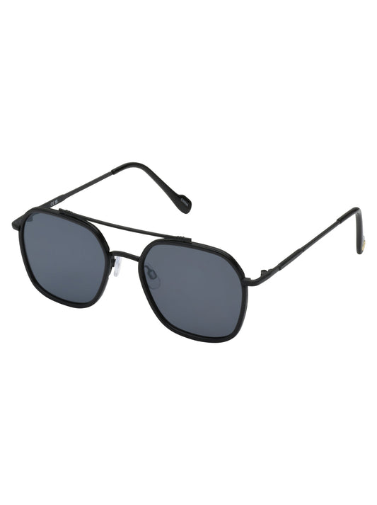 Square Metal Aviator Pilot Sunglasses in Black | Jessica Simpson Accessories