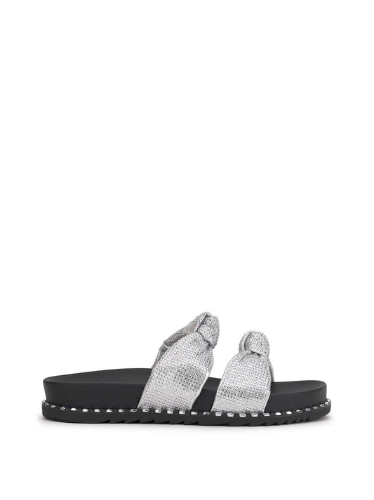 Caralyna Flat Sandal in Silver | Jessica Simpson Women