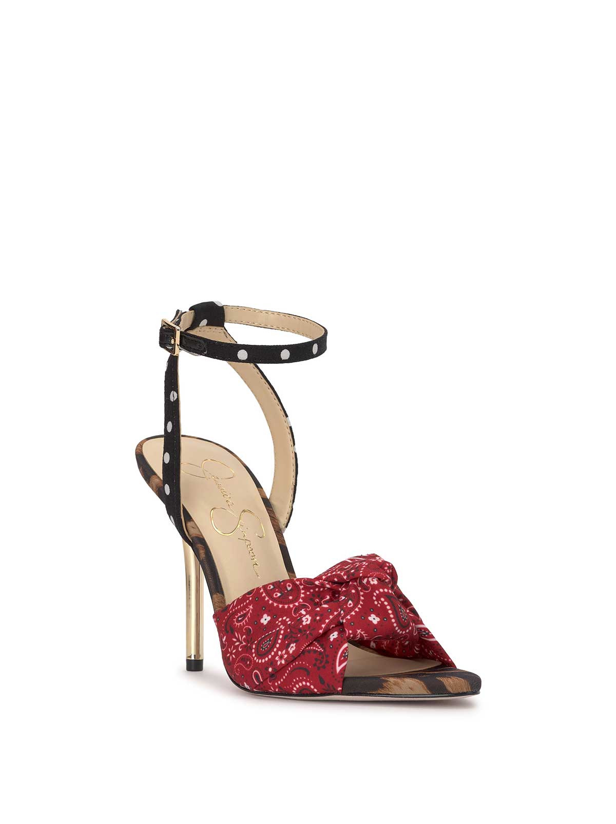 Neveny High Heel in Red Bandana | Jessica Simpson Women