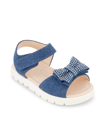 Toddler Tia Shine Sandals in Blue Denim | Jessica Simpson Women