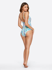 Lace Front One Piece in Paisley Party | Jessica Simpson Women