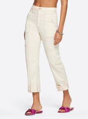 Straight Cargo Ankle in Ecru | Jessica Simpson Women