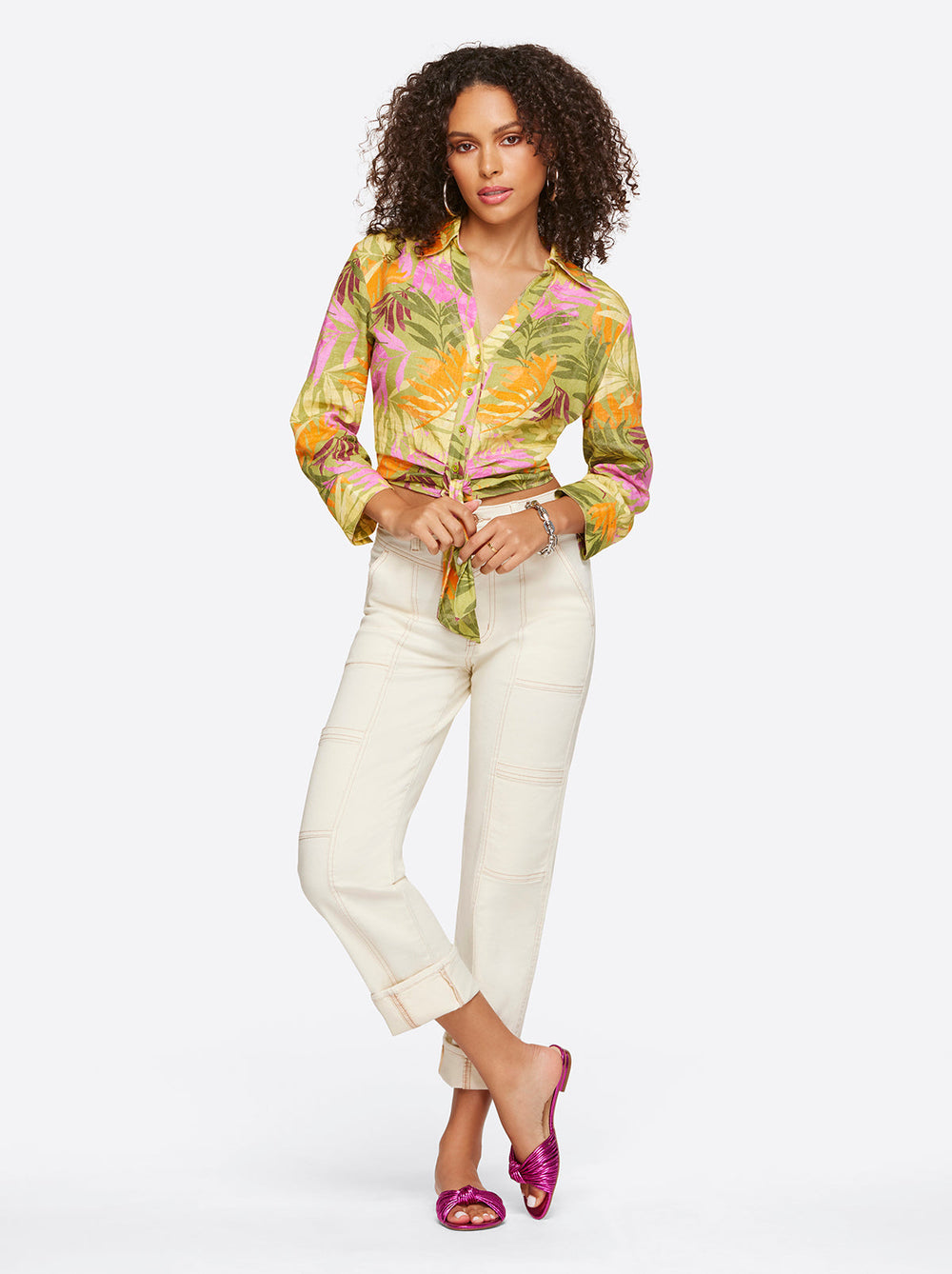 Straight Cargo Ankle in Ecru | Jessica Simpson Women