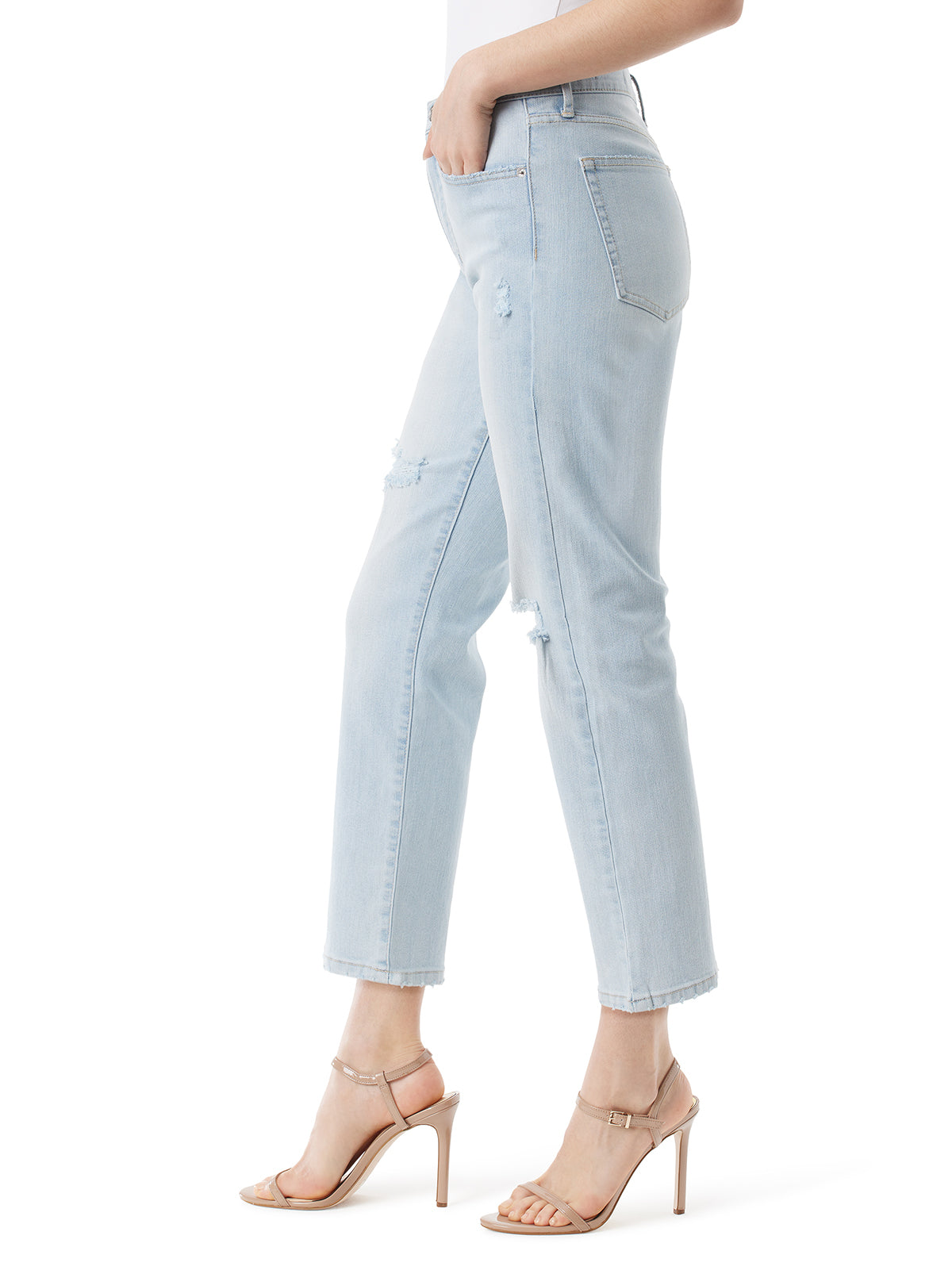 Harmony Straight High Rise Jean in Rejoice | Jessica Simpson Women