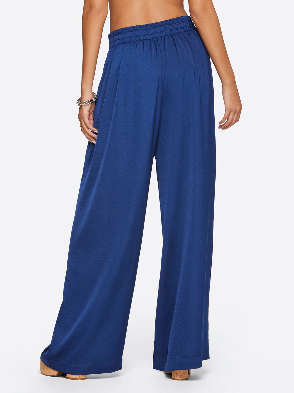 Winnie Wide Leg Pants in Medieval Blue | Jessica Simpson Women