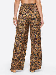 Winnie Wide Leg Pants in Zebra Floral | Jessica Simpson Women