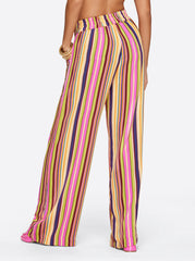 Winnie Wide Leg Pants in Rainbow Stripe | Jessica Simpson Women