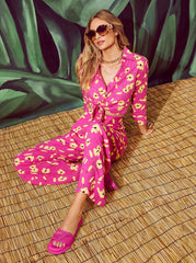 Wisteria Tie Front Top in Withering Petals | Jessica Simpson Women