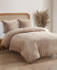 Leopard Printed Plush Comforter Set | Jessica Simpson Home