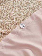 Leopard Printed Plush Duvet Cover  Set | Jessica Simpson Home