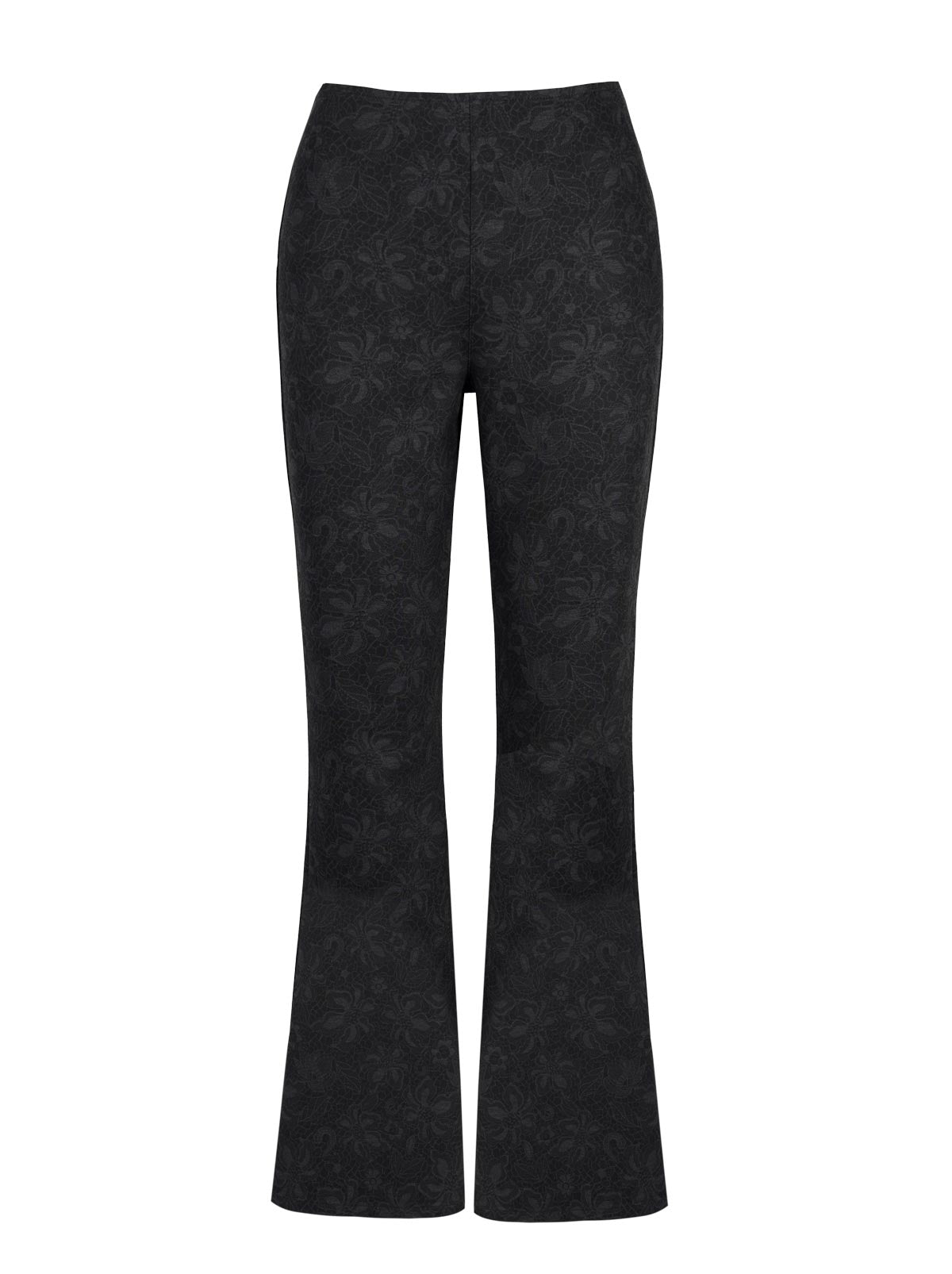 Pull on Flare in Black Laced Floral | Jessica Simpson Women