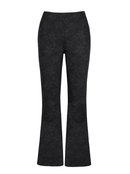 Pull on Flare in Black Laced Floral | Jessica Simpson Women