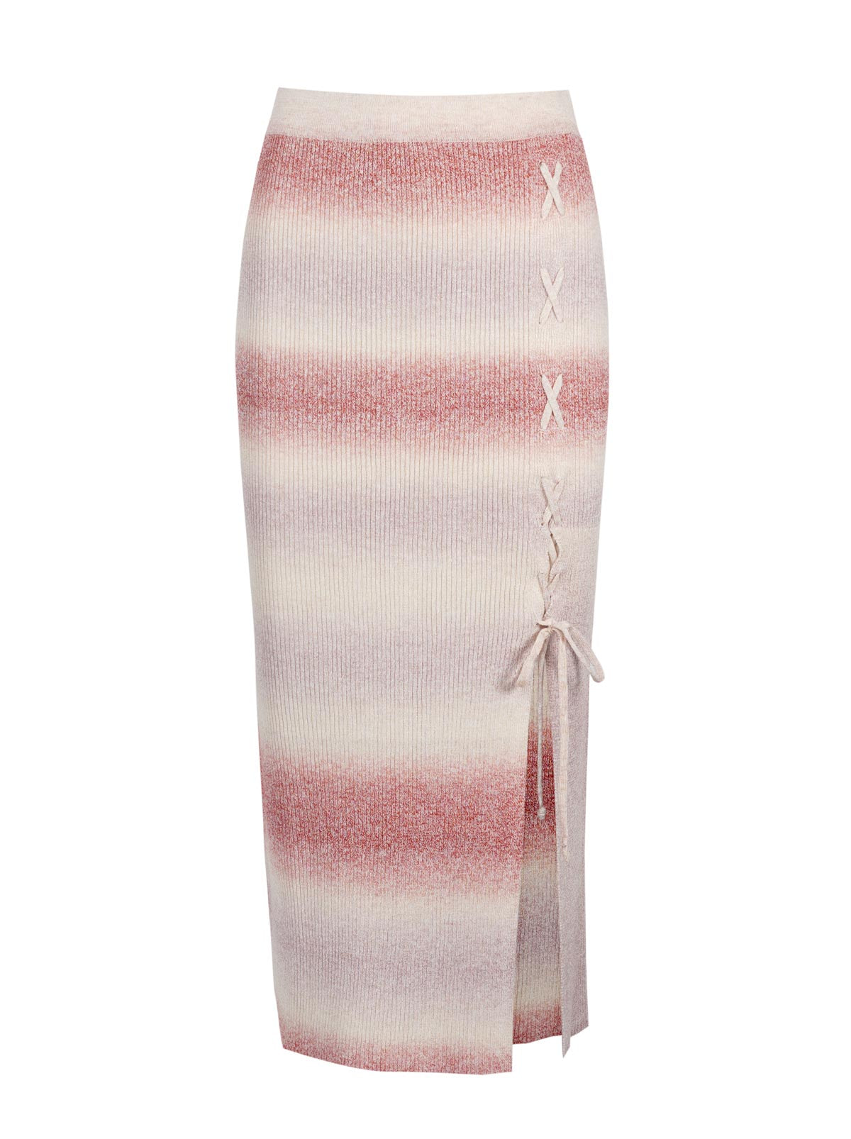Loti Lace Up Skirt in Chili Oil | Jessica Simpson Women