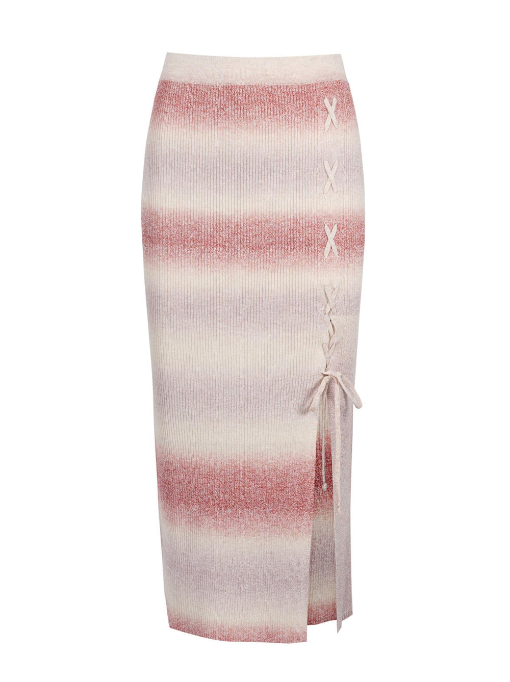 Loti Lace Up Skirt in Chili Oil | Jessica Simpson Women